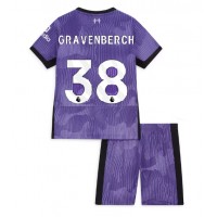 Liverpool Ryan Gravenberch #38 Replika babykläder Tredjeställ Barn 2023-24 Kortärmad (+ korta byxor)